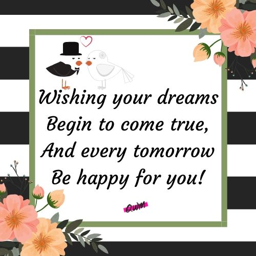 what to write on wedding card