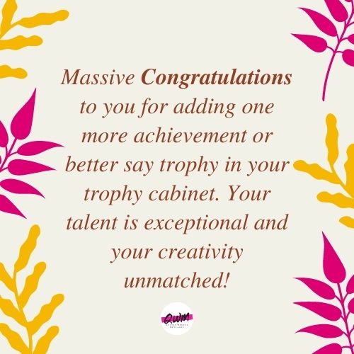 Congratulation Messages on Success & Achievement