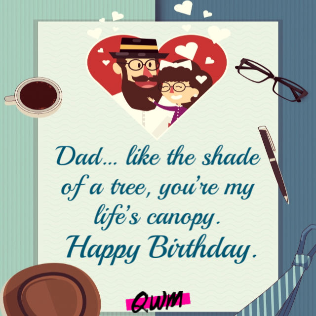 hear touching birthday messages for DAD