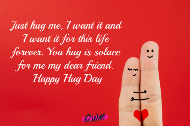 Warmest Hug Day Quotes and Messages for Friends