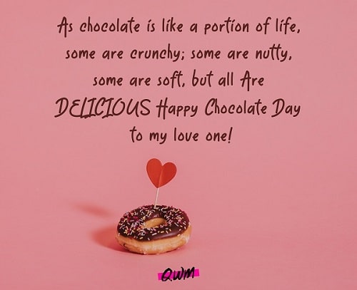 Chocolate Day Images with quotes