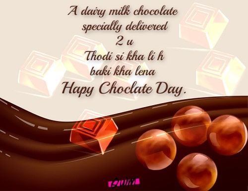 Lovely Happy Chocolate Day Shayari