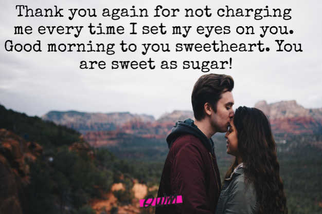 Good morning sugar lips
