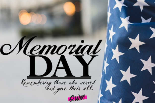 Memorial Day Flag Images with quote