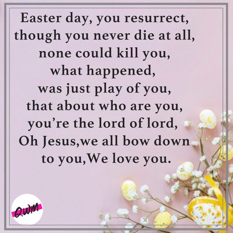 easter poems religious for friends