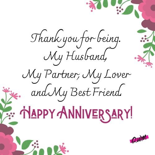 Happy Wedding Anniversary Wishes for Husband