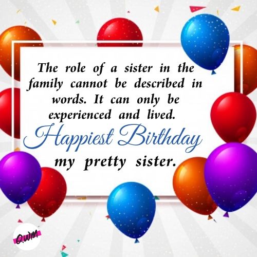 Best Birthday Messages for Sister from Brother