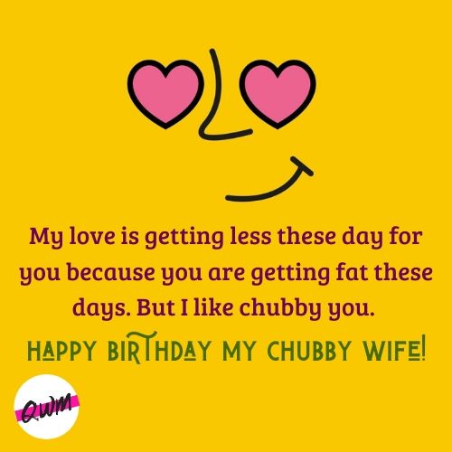 Funny Birthday Wishes for Wife