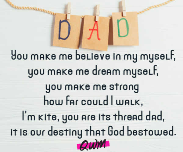 fathers day poems from daughter funny