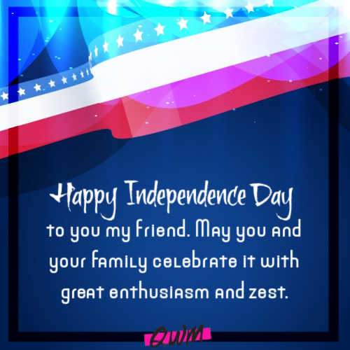 4th of July Wishes to Friends

