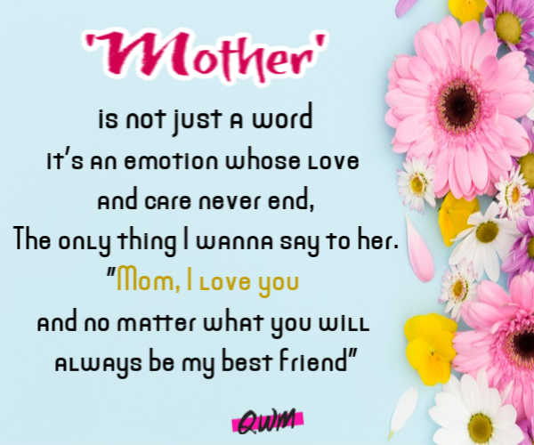 Inspirational Happy Mothers Day Poems 2020 From Daughter & Son