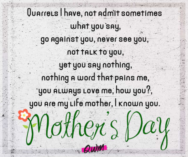 happy mothers day 2022 poem