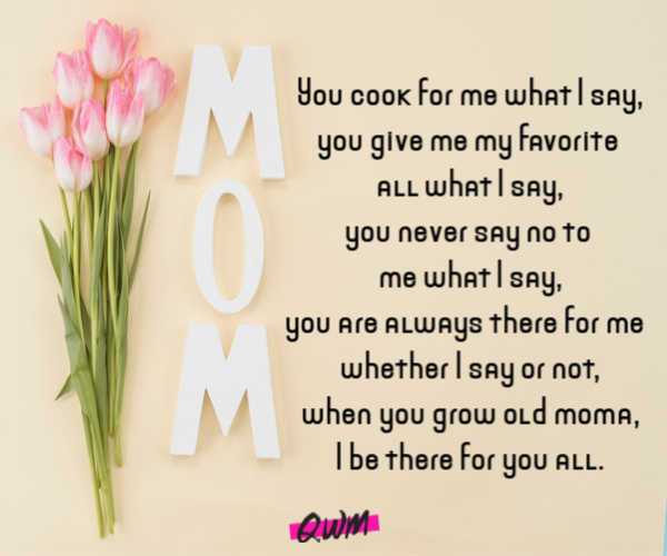 mothers day poems from daughter