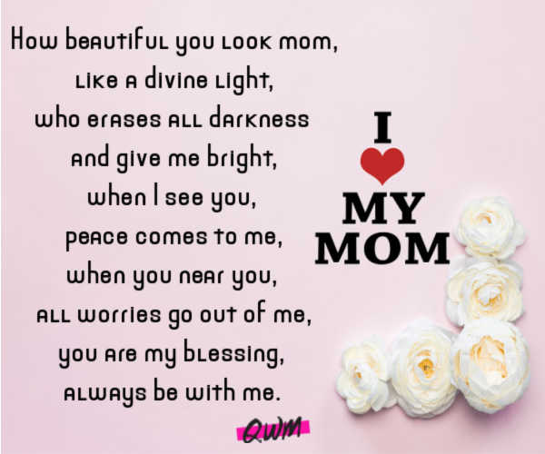 mothers day poem by child