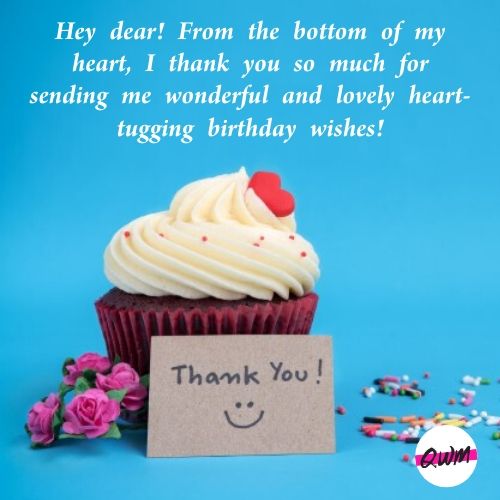 70+ Emotional Thank You Messages for Birthday Wishes