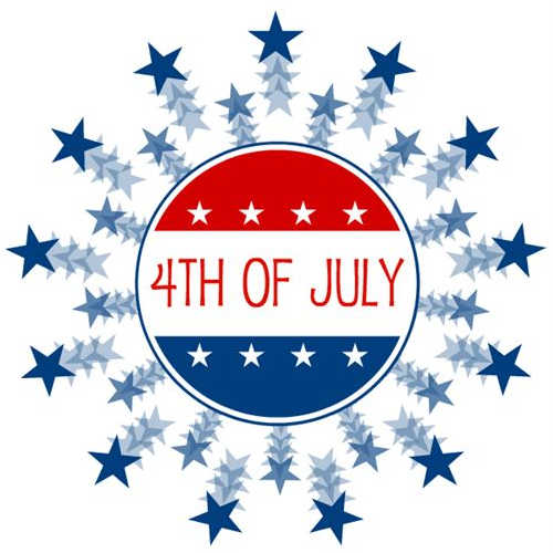 happy 4th of july clipart