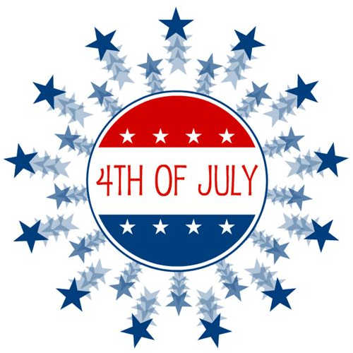 happy 4th of july clipart