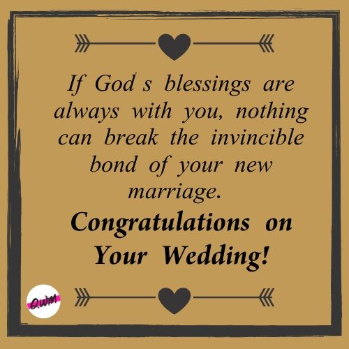 Christian Wedding Wishes Messages