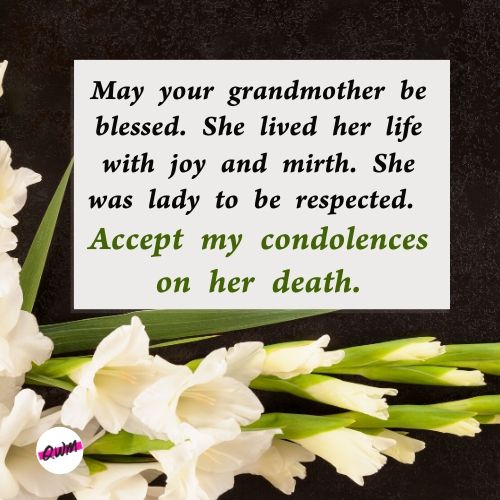 Condolence Messages for grandmother