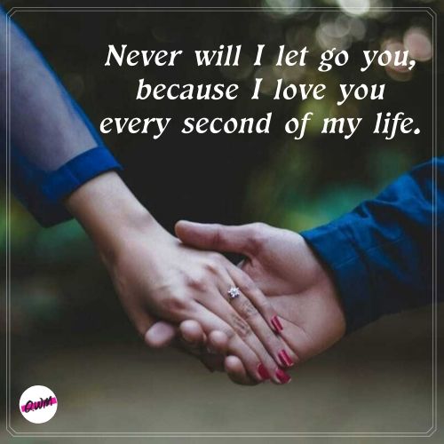 holding hands love quotes with image