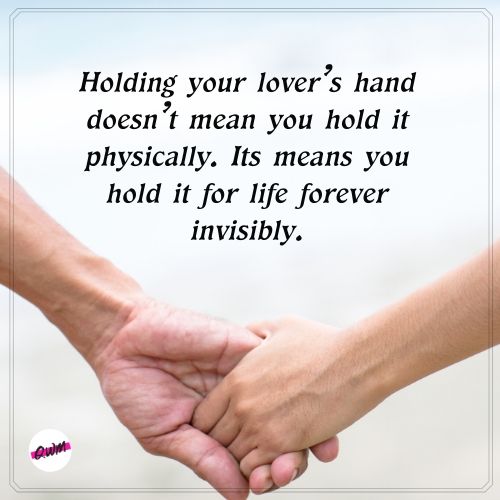 Holding Hand Quotes