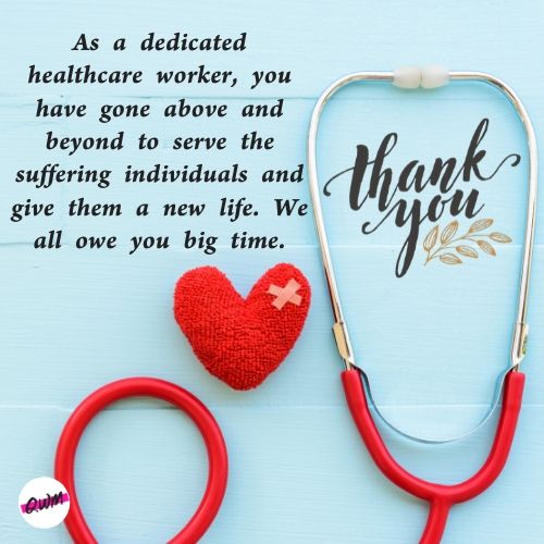 Thank You Healthcare Workers Quotes Messages Sayings