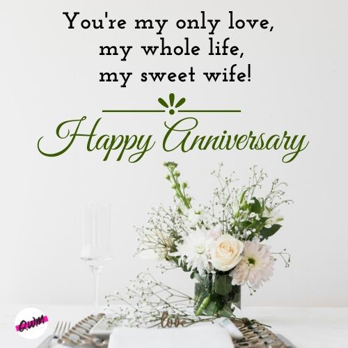 147 Heart Touching Wedding Anniversary Wishes For Wife