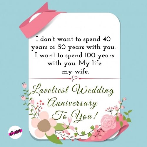 147 Heart Touching Wedding Anniversary Wishes for Wife