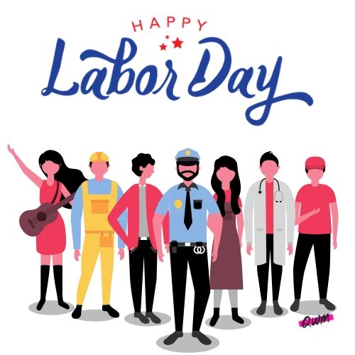 happy labor day cliparts