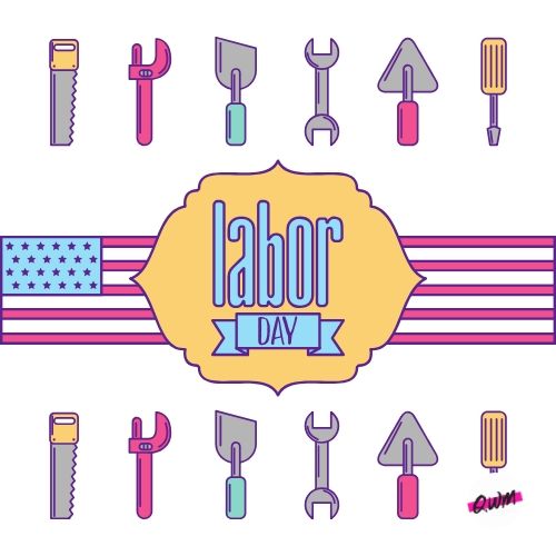 labor day clip art 2022