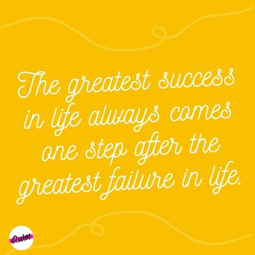 60+ Failure Quotes About Success, Life, Relationship and Marriage with