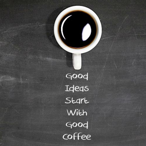 royalty free Good Morning coffee image 