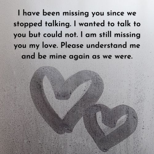 Sms missing love I Miss