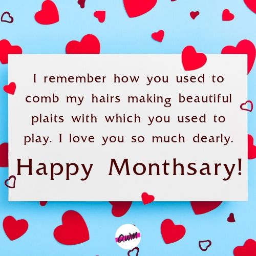 Sweet Monthsary Message for Boyfriend