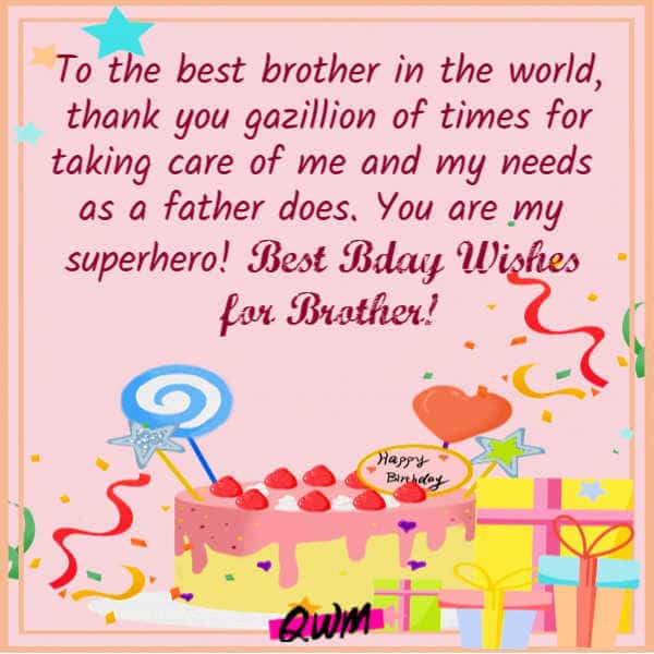 Heart touching happy birthday quotes for brother