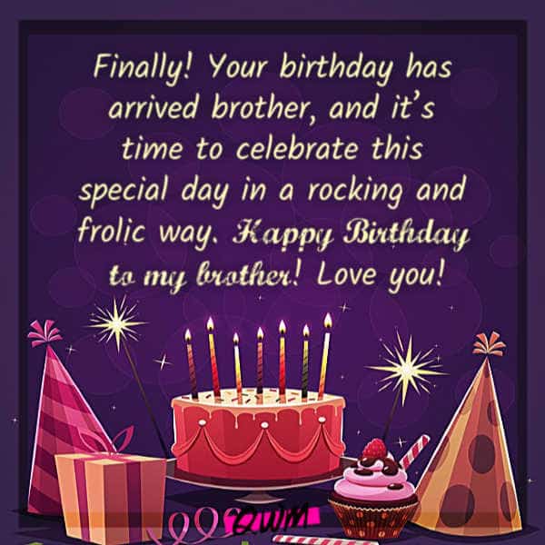 250 Heart Touching Birthday Wishes For Brother Best Quotes