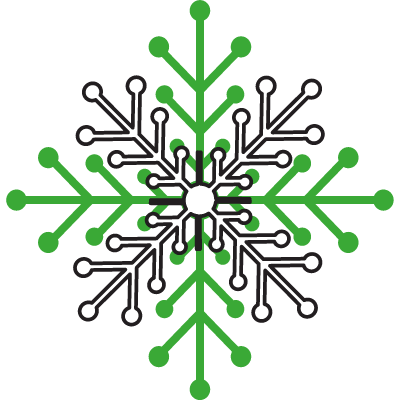 Christmas Snow flake clipart