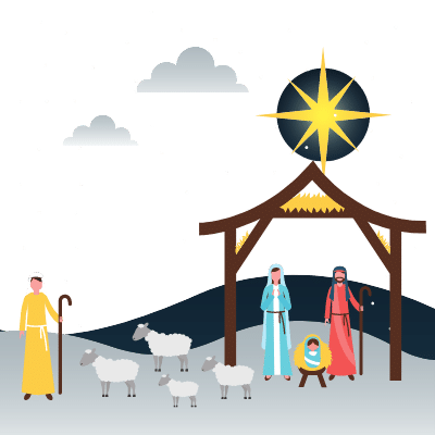 Religious Christmas Clipart