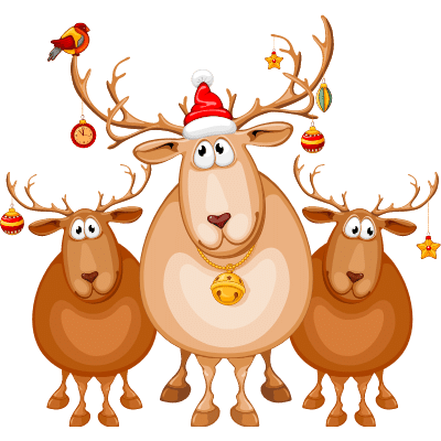 Christmas Reindeer Clipart