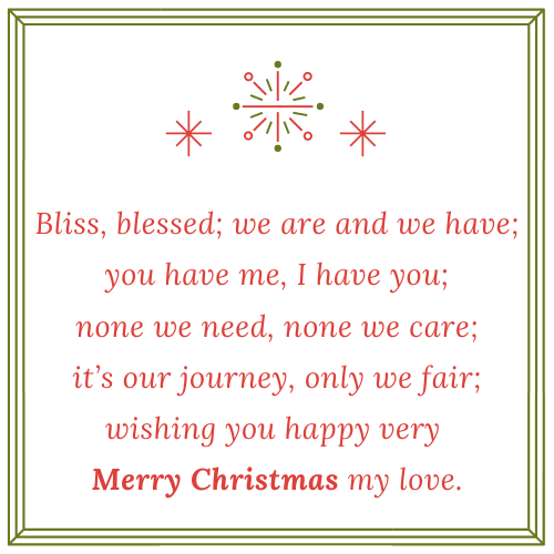 Christmas Love Poems 2022