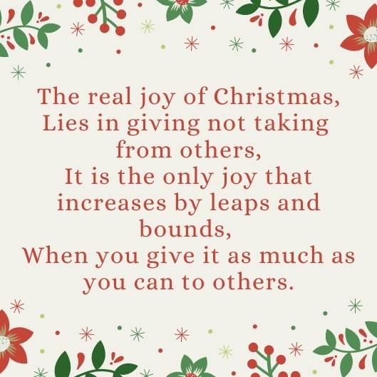 Inspirational Christmas Poems 2022 with Images | Motivational Short Christmas Poems