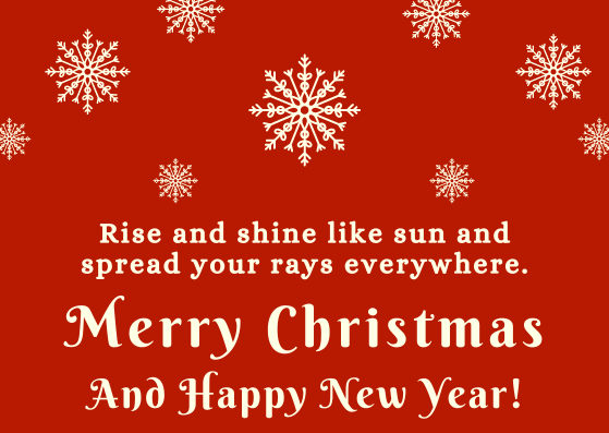 Merry Christmas and Happy New Year Quotes