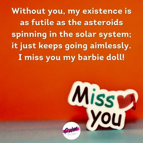 Love message missing my you to 