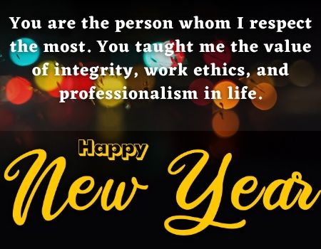 Best New Year Messages for Boss