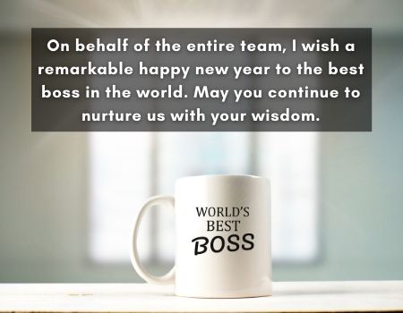 Happy New Year 2022 Wishes for Boss