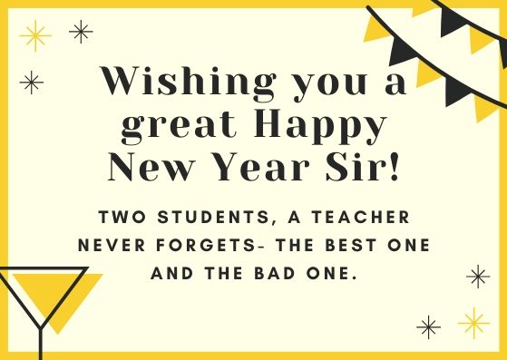 Happy New Year 2022 Quotes for Teacher