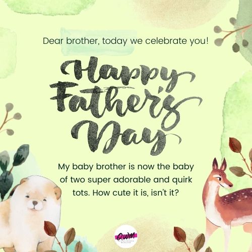 Fathers Day Wishes for Brother