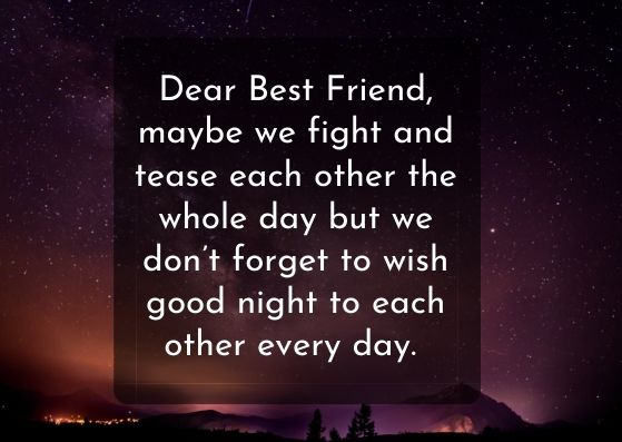 Inspirational Good Night Messages for Friends