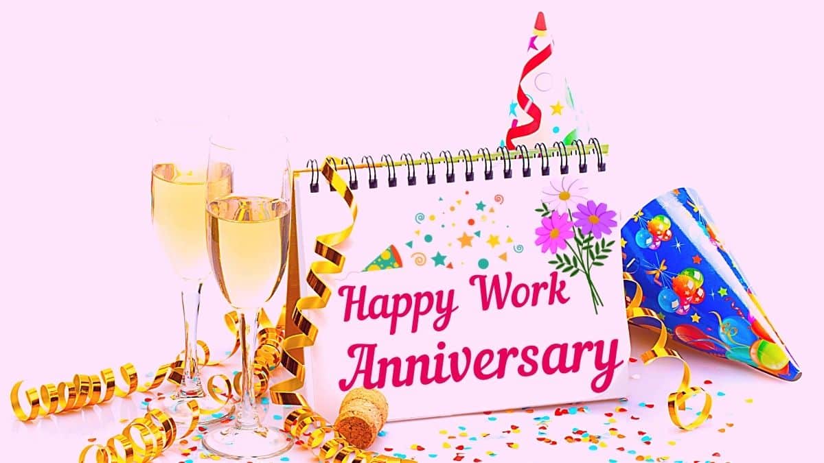 Happy Work Anniversary Examples - Design Talk