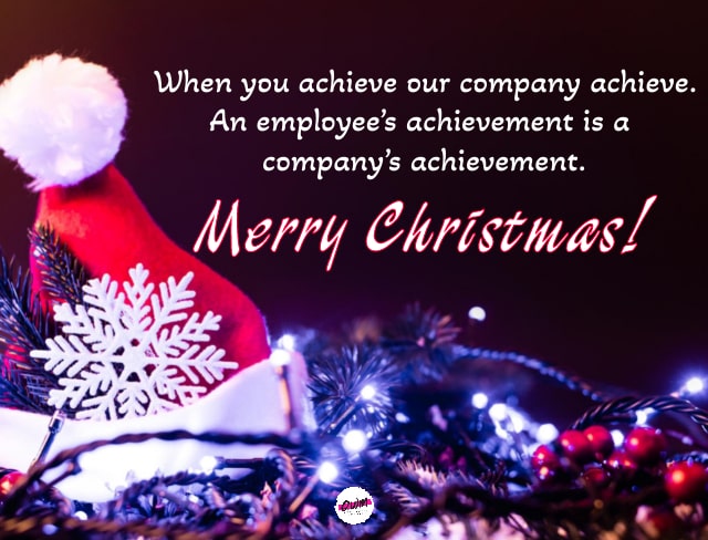 Merry Christmas Message To Employees